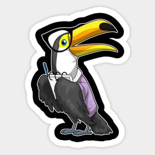 Toucan Secretary Notepad Sticker